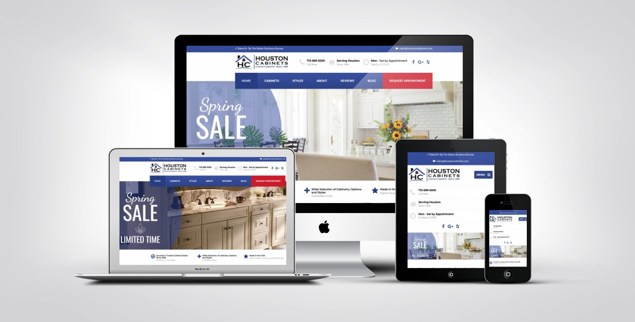 Cabinet Company Web Design